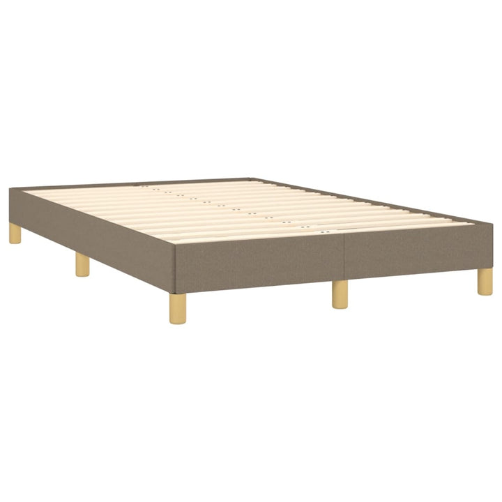 Cadru De Pat Fără Saltea Taupe 120X190 Cm Țesătură