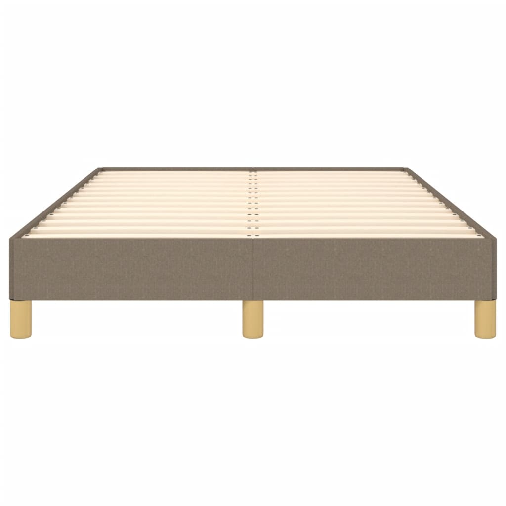 Cadru De Pat Fără Saltea Taupe 120X190 Cm Țesătură