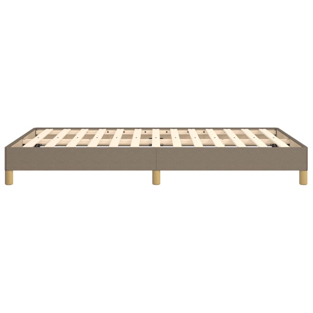 Cadru De Pat Fără Saltea Taupe 120X190 Cm Țesătură