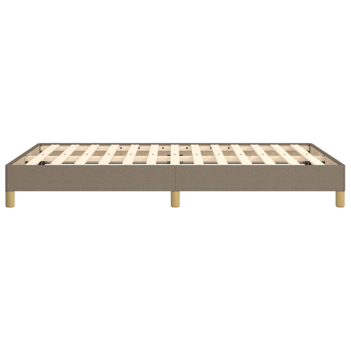 Cadru De Pat Fără Saltea Taupe 120X190 Cm Țesătură