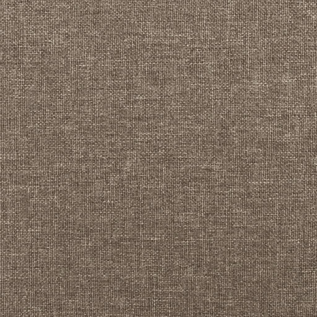 Cadru De Pat Fără Saltea Taupe 120X190 Cm Țesătură