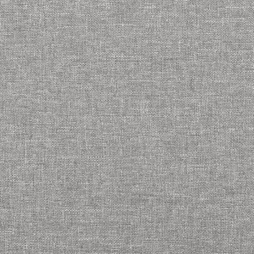 Cadru De Pat Fără Saltea Țesătură Gri Deschis 120X190 Cm