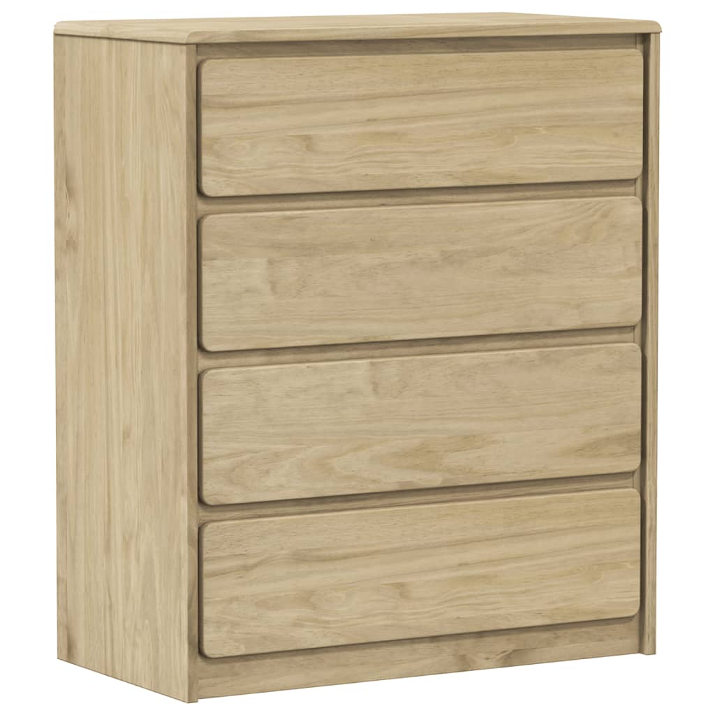Dulap Cu Sertar Sauda Stejar, 76,5X39X91 Cm, Lemn Masiv De Pin