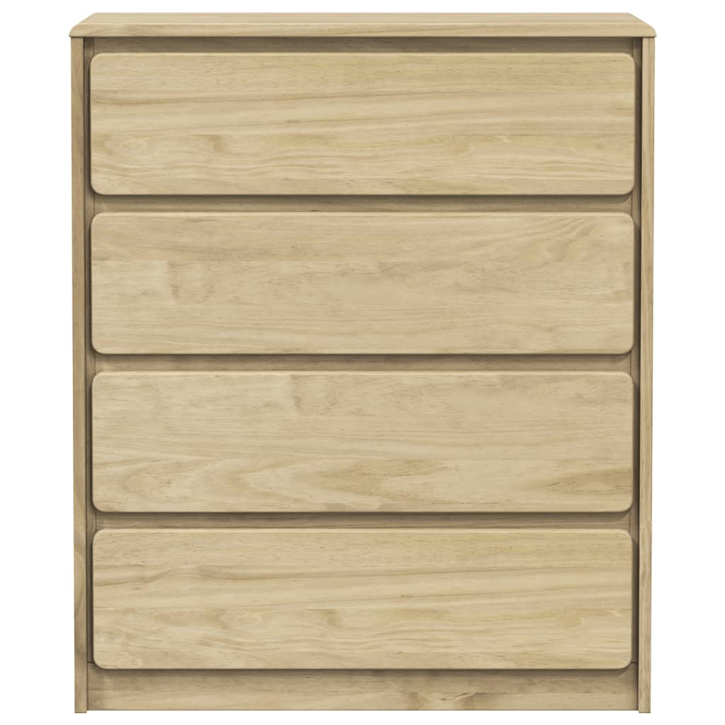 Dulap Cu Sertar Sauda Stejar, 76,5X39X91 Cm, Lemn Masiv De Pin