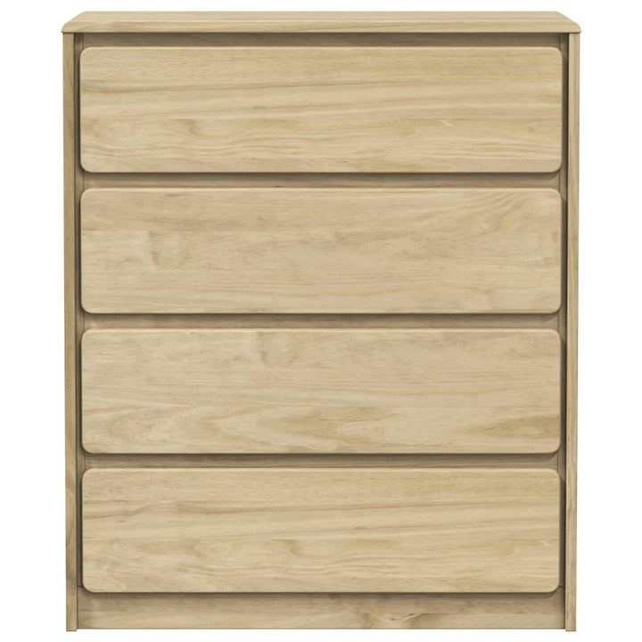 Dulap Cu Sertar Sauda Stejar, 76,5X39X91 Cm, Lemn Masiv De Pin