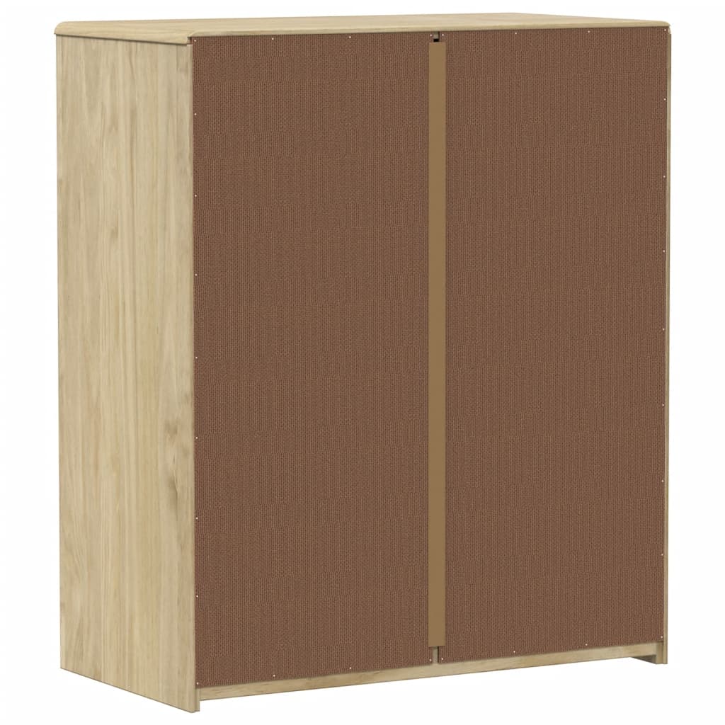 Dulap Cu Sertar Sauda Stejar, 76,5X39X91 Cm, Lemn Masiv De Pin
