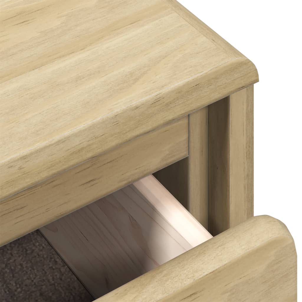 Dulap Cu Sertar Sauda Stejar, 76,5X39X91 Cm, Lemn Masiv De Pin