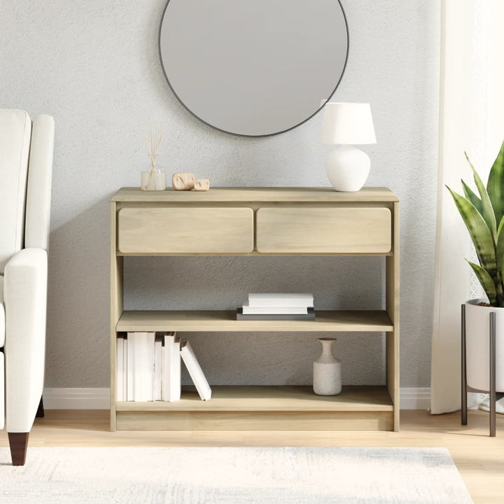 Măsuță Consolă &quot;Sauda&quot;, Stejar, 89,5X36,5X73 Cm, Lemn Masiv Pin