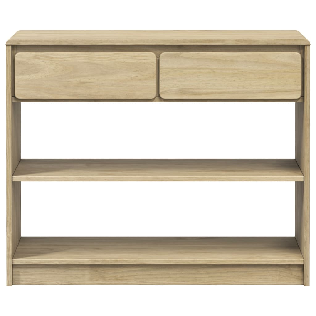 Măsuță Consolă &quot;Sauda&quot;, Stejar, 89,5X36,5X73 Cm, Lemn Masiv Pin