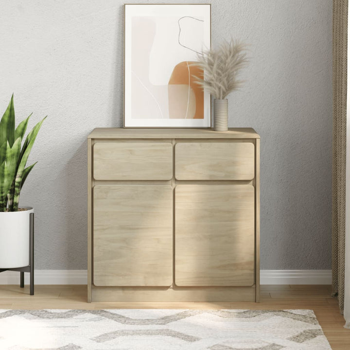 Dulap &quot;Sauda&quot;, Stejar, 80X43X75,5 Cm, Lemn Masiv De Pin
