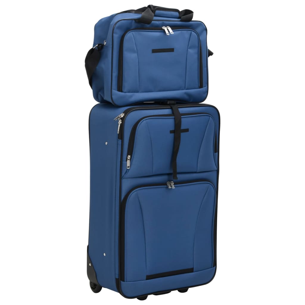 Set De Bagaje De Călătorie, 5 Piese, , Material Textil