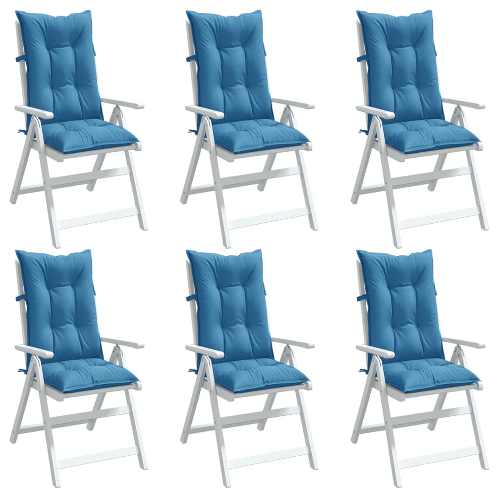 Perne Scaun Cu Spătar Înalt, 6 Buc. Antracit Textil