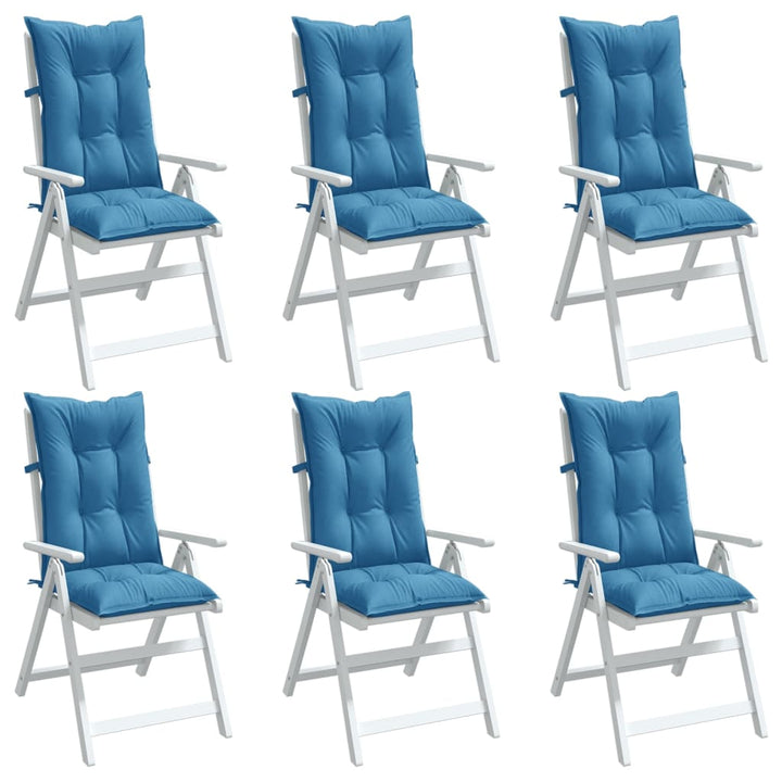 Perne Scaun Cu Spătar Înalt, 6 Buc. Antracit Textil