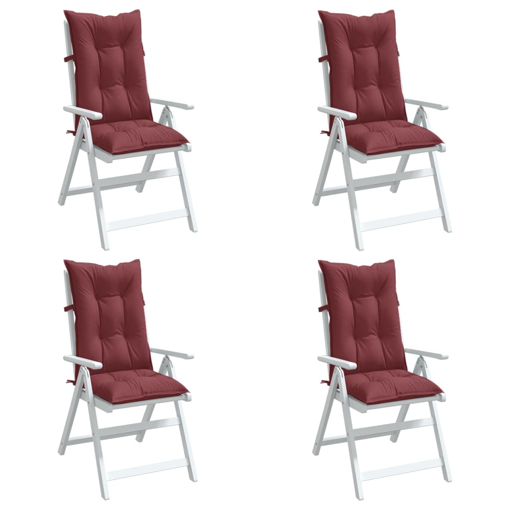 Perne Scaun Cu Spătar Înalt, 6 Buc. Antracit Textil