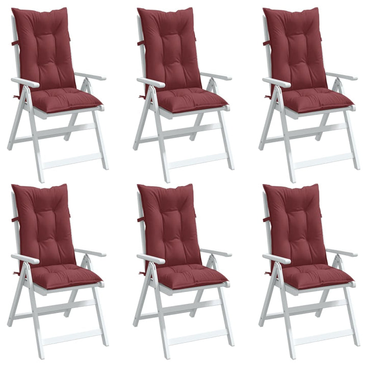 Perne Scaun Cu Spătar Înalt, 6 Buc. Antracit Textil