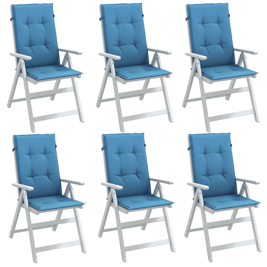 Perne Scaun Cu Spătar Înalt, 6 Buc. Antracit Textil
