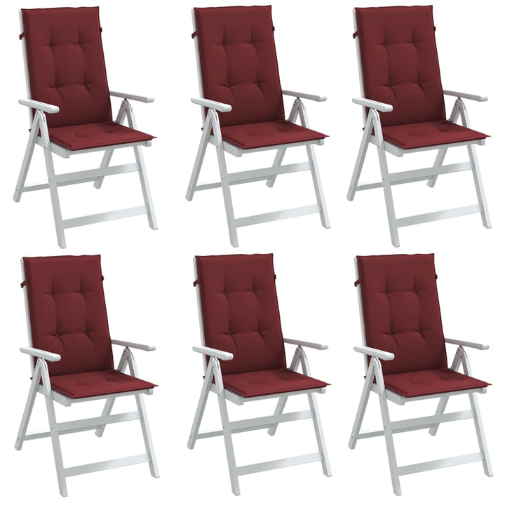 Perne Scaun Cu Spătar Înalt, 6 Buc. Antracit Textil