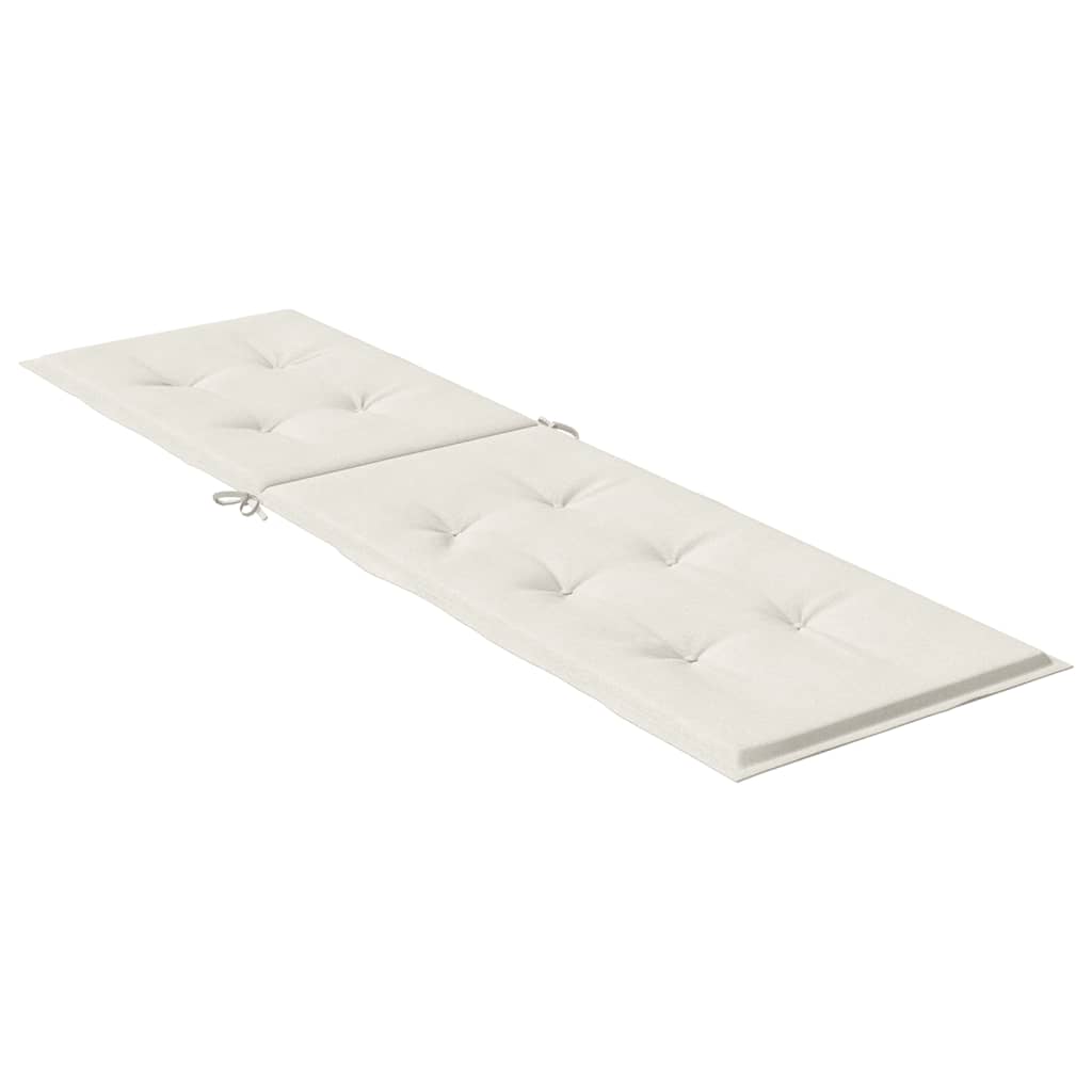 Pernă De Șezlong, Melanj Crem, (75+105)X 50X3 Cm Textil