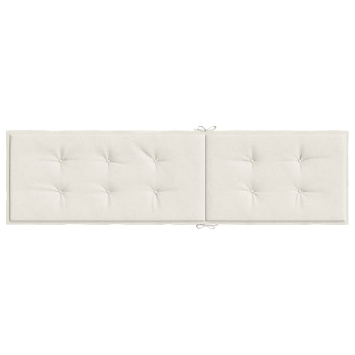 Pernă De Șezlong, Melanj Crem, (75+105)X 50X3 Cm Textil