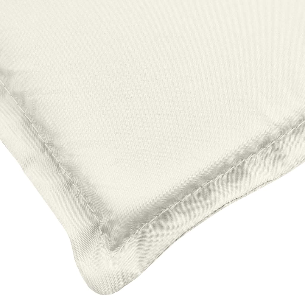 Pernă De Șezlong, Melanj Crem, (75+105)X 50X3 Cm Textil