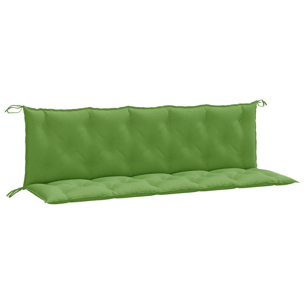 Pernă Bancă De Grădină, 2 Buc. Melanj Verde, Textil