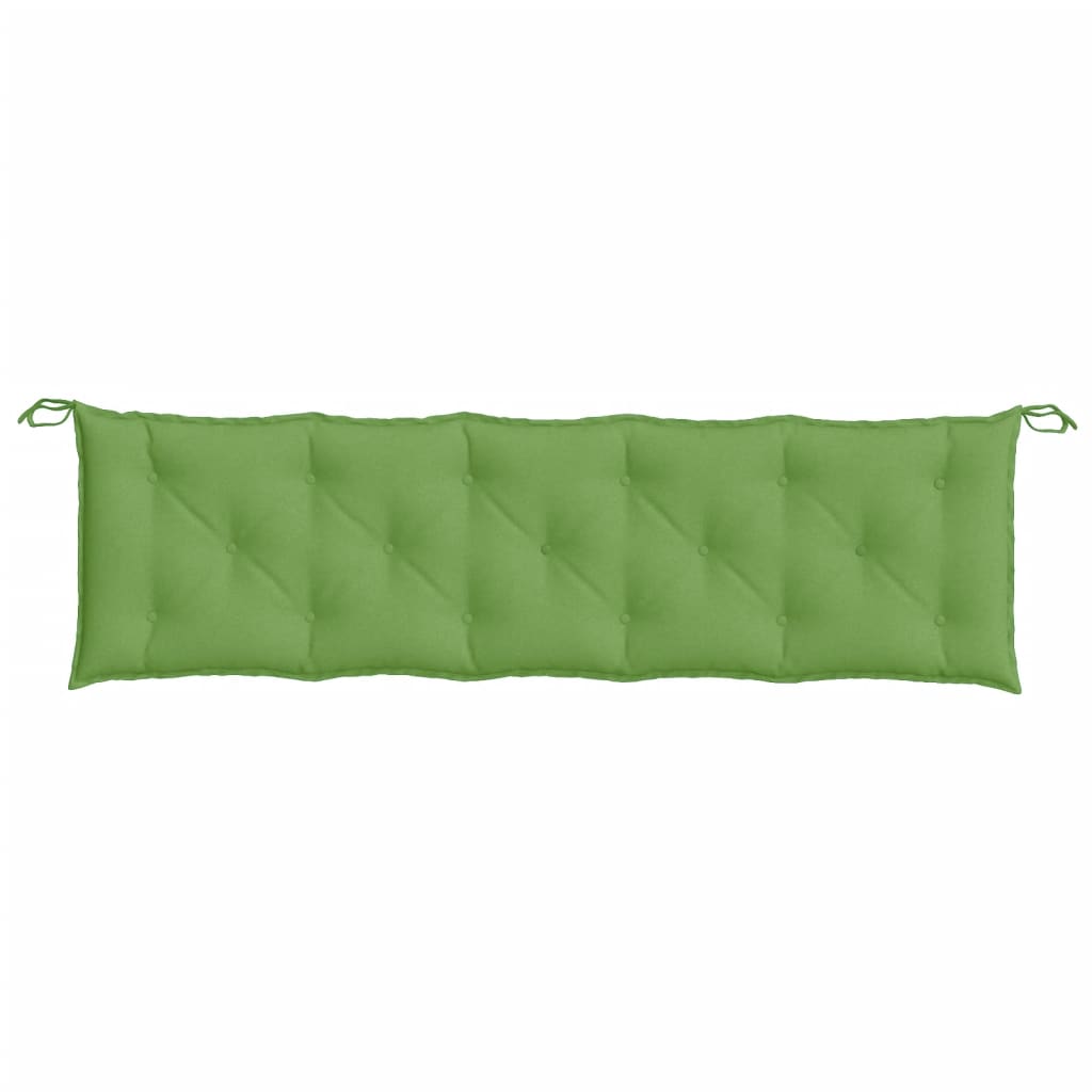 Pernă Bancă De Grădină, 2 Buc. Melanj Verde, Textil