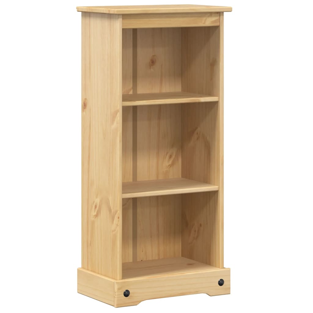 Bibliotecă „Corona”, 46X29X100 Cm, Lemn Masiv De Pin
