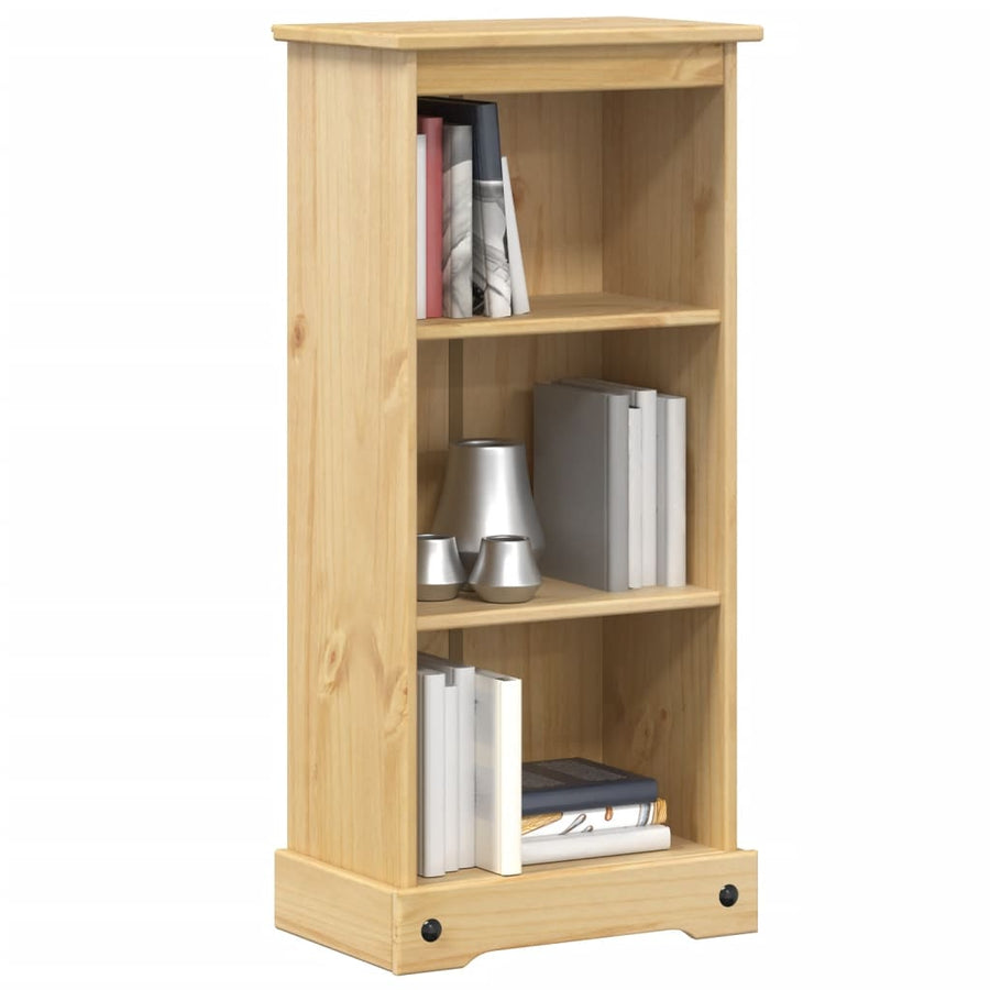 Bibliotecă „Corona”, 46X29X100 Cm, Lemn Masiv De Pin