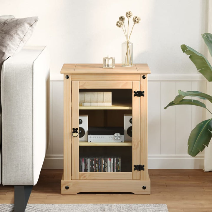 Dulap Hifi „Corona”, 60X50X82 Cm, Lemn Masiv De Pin