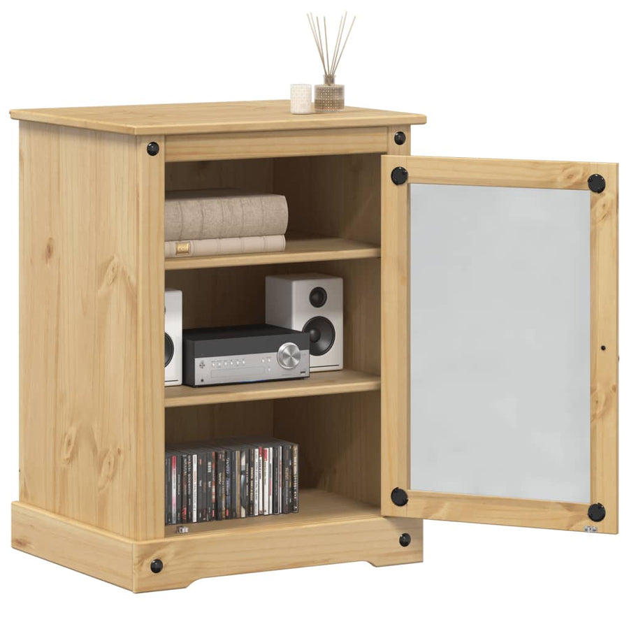 Dulap Hifi „Corona”, 60X50X82 Cm, Lemn Masiv De Pin