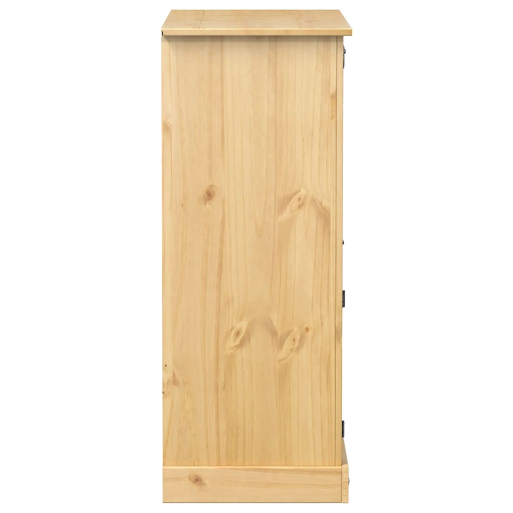 Dulap De Vinuri „Corona”, 97X45X114 Cm, Lemn Masiv De Pin