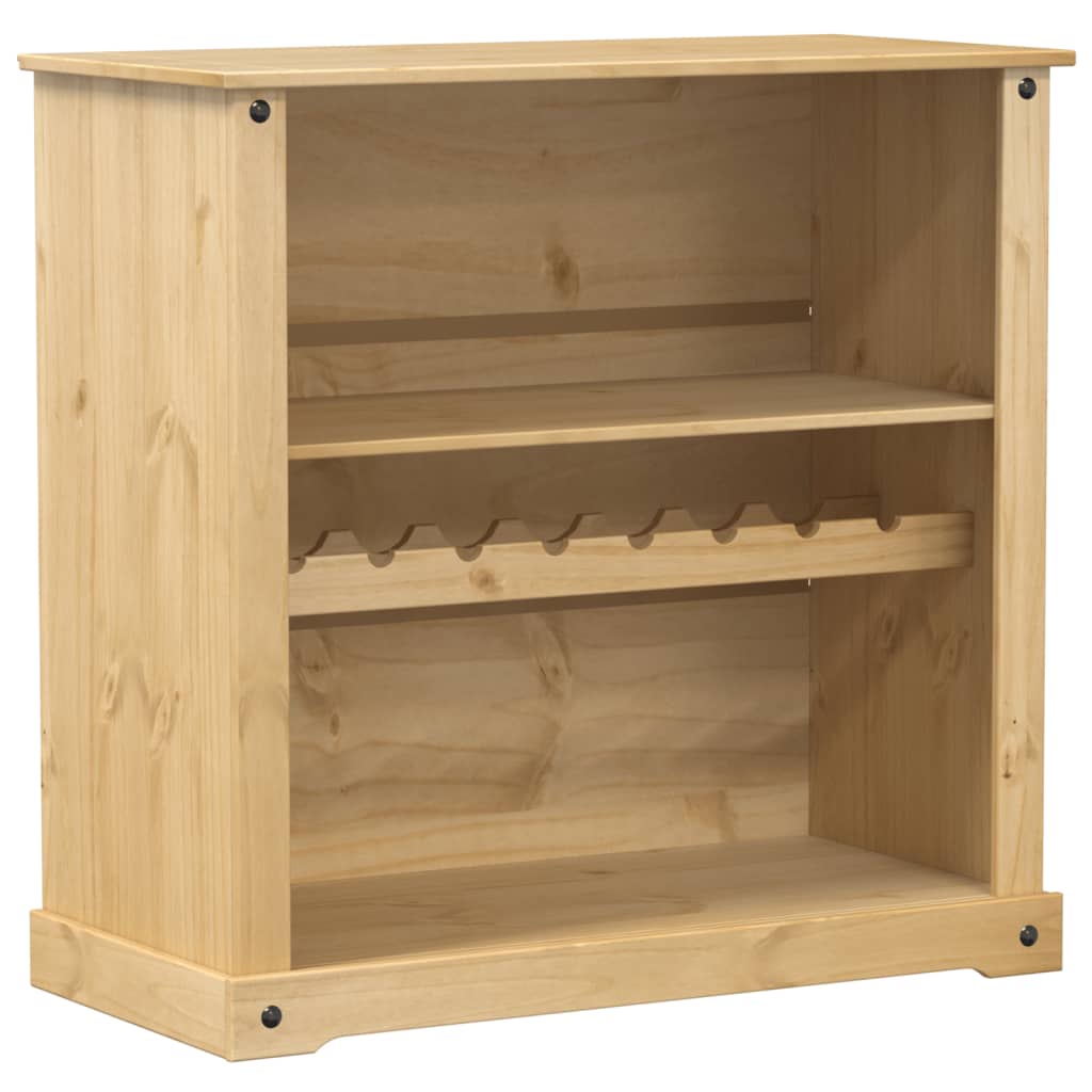 Dulap De Vinuri „Corona”, 107,5X51X105,5 Cm, Lemn Masiv De Pin