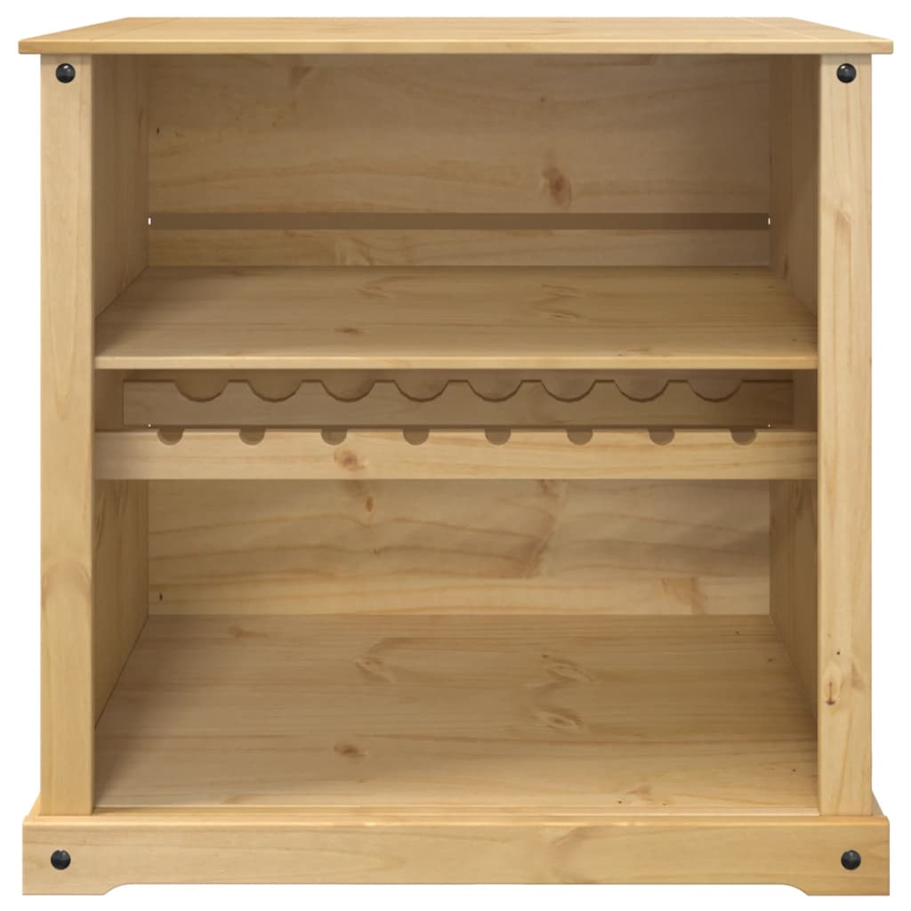 Dulap De Vinuri „Corona”, 107,5X51X105,5 Cm, Lemn Masiv De Pin