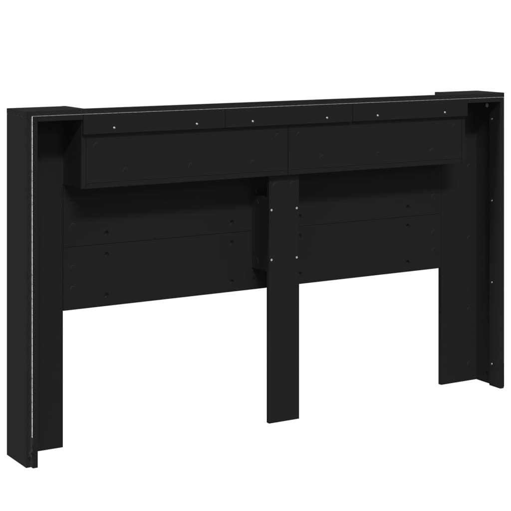 Tăblie Cu Dulap Și Led, , 180X16,5X103,5 Cm