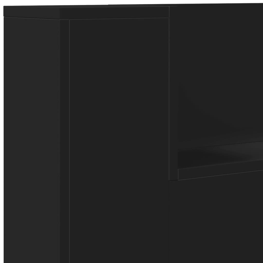 Tăblie Cu Dulap Și Led, , 180X16,5X103,5 Cm