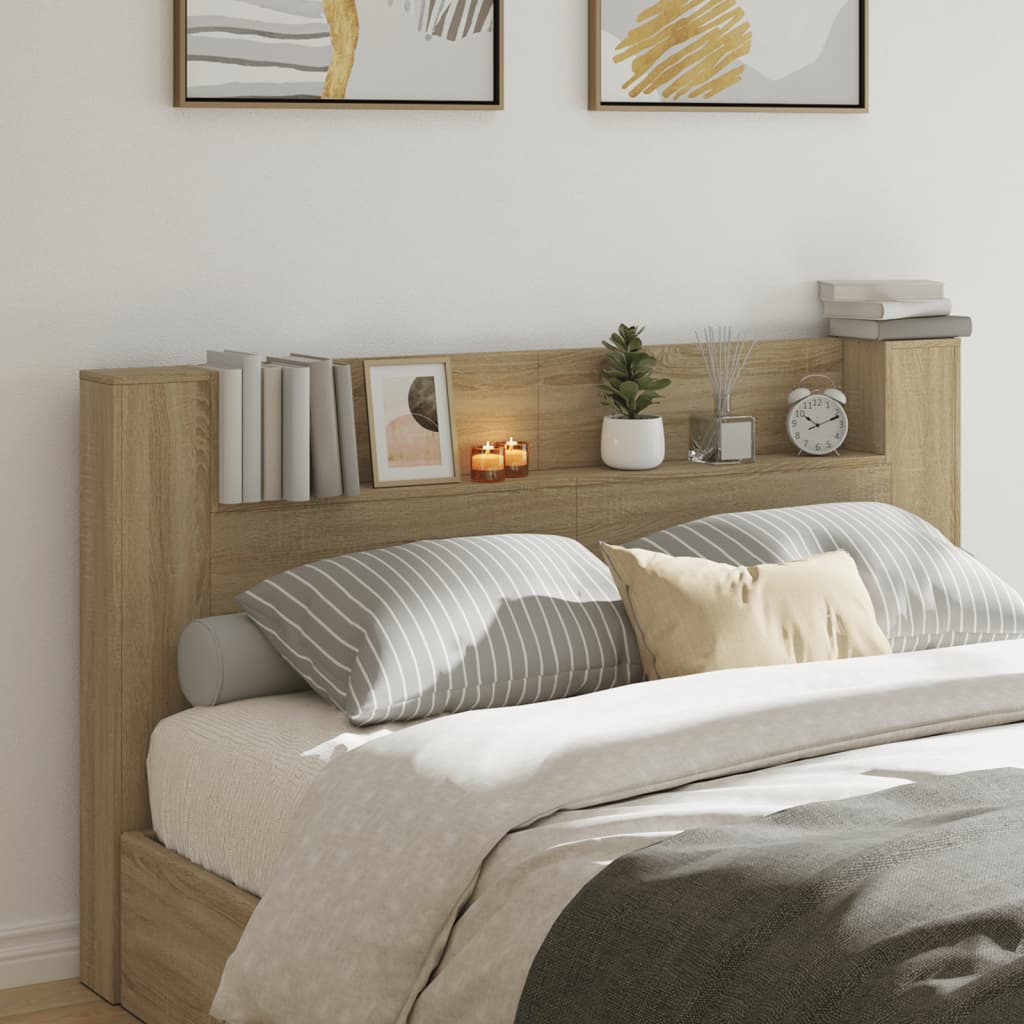 Tăblie Cu Dulap Și Led, , 180X16,5X103,5 Cm