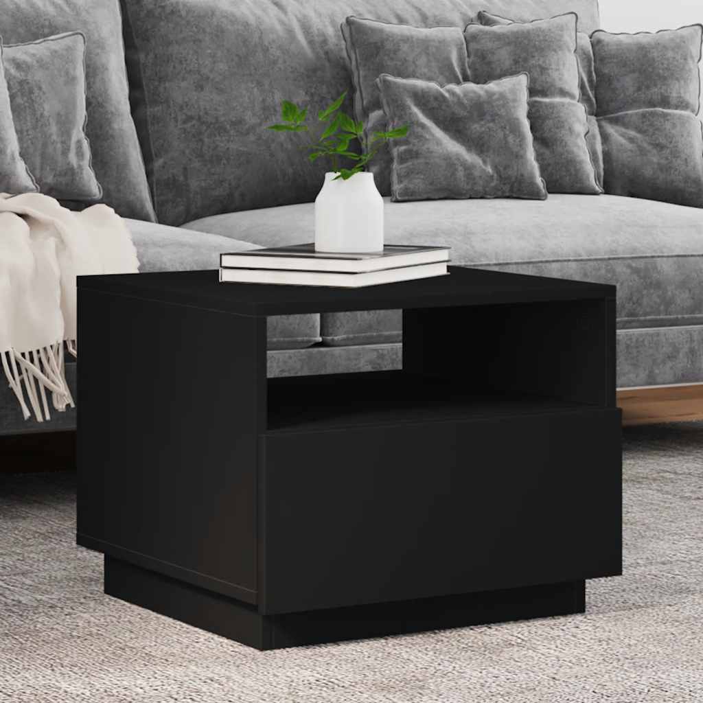 Măsuță De Cafea Cu Lumini Led, , 50X49X40 Cm
