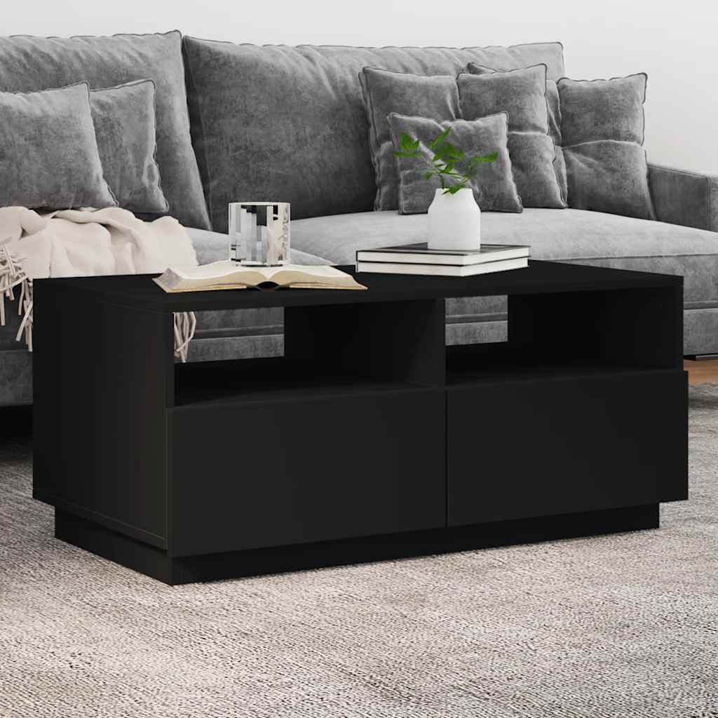 Măsuță De Cafea Cu Lumini Led, , 50X49X40 Cm