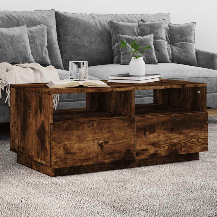 Măsuță De Cafea Cu Lumini Led, , 50X49X40 Cm