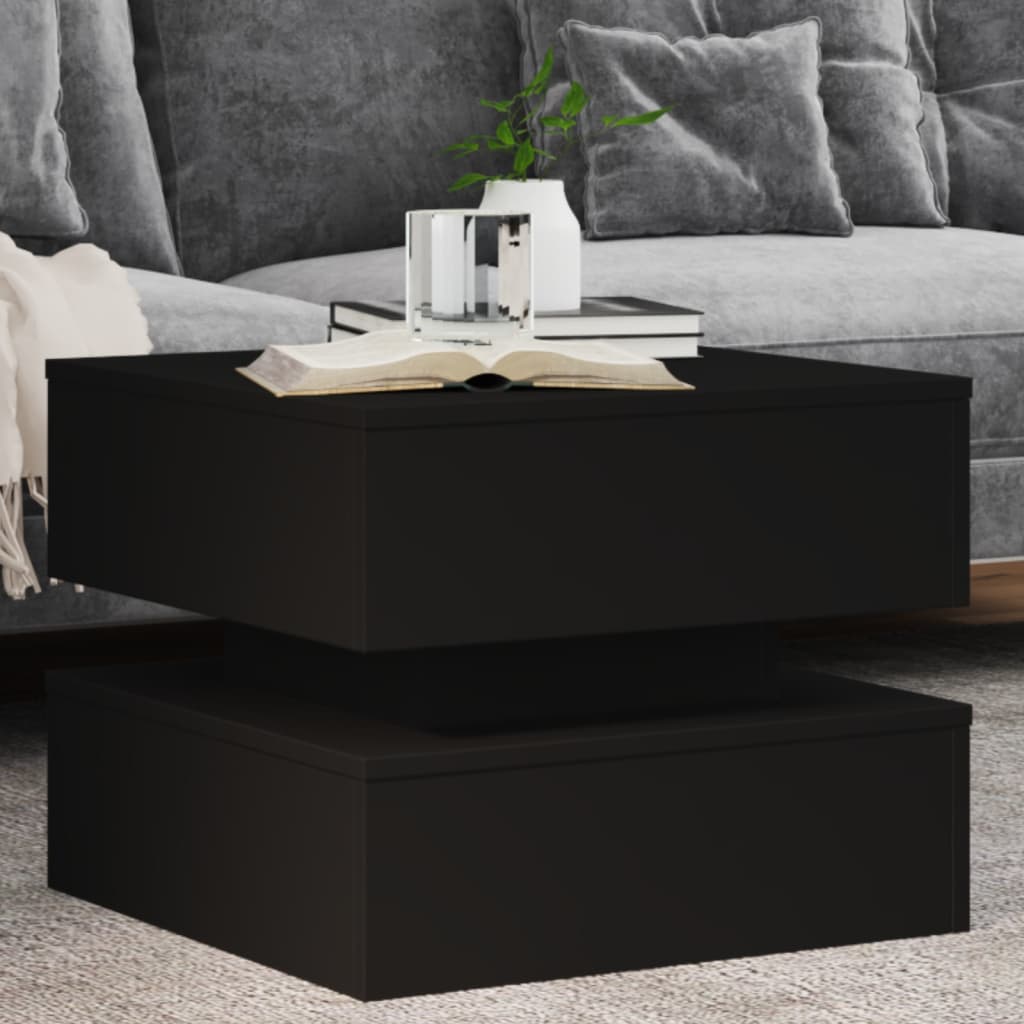 Măsuță De Cafea Cu Lumini Led, , 50X50X40 Cm