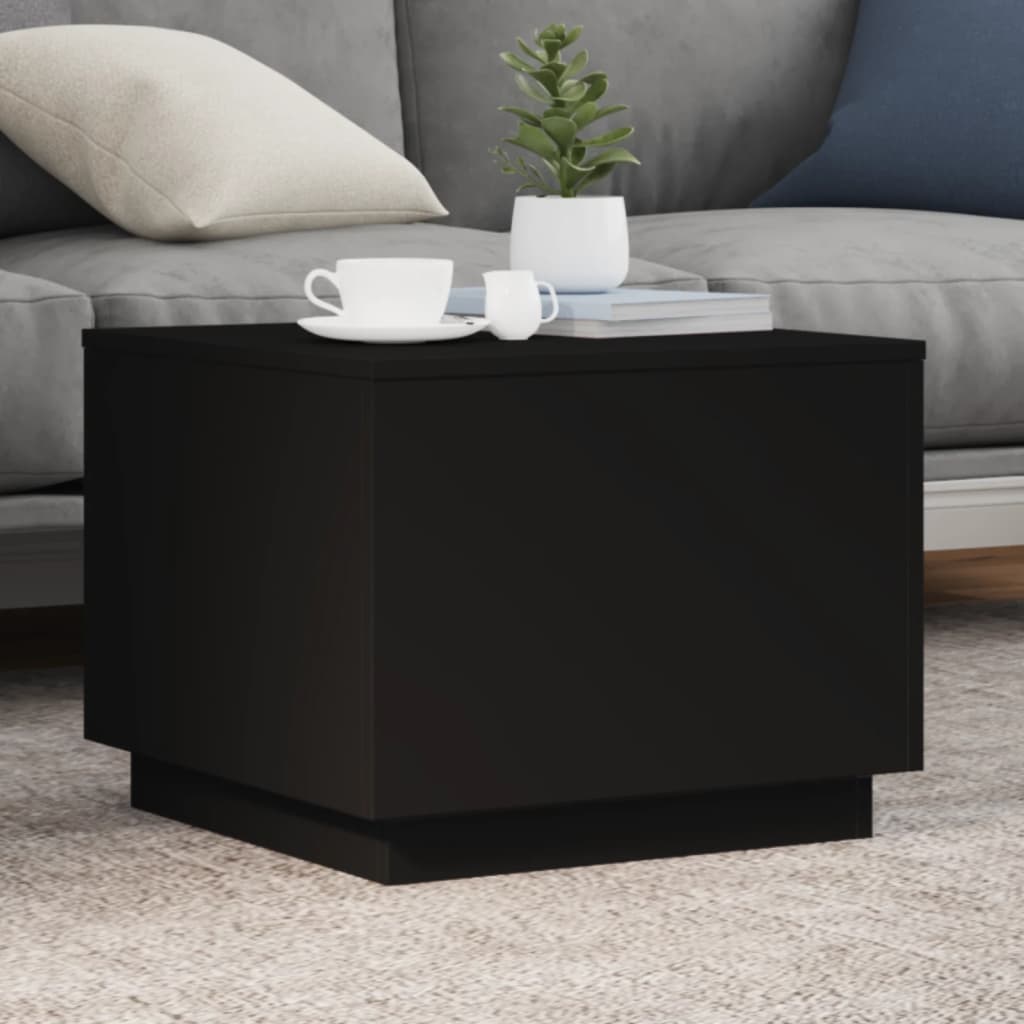 Măsuță De Cafea Cu Lumini Led, , 90X50X40 Cm