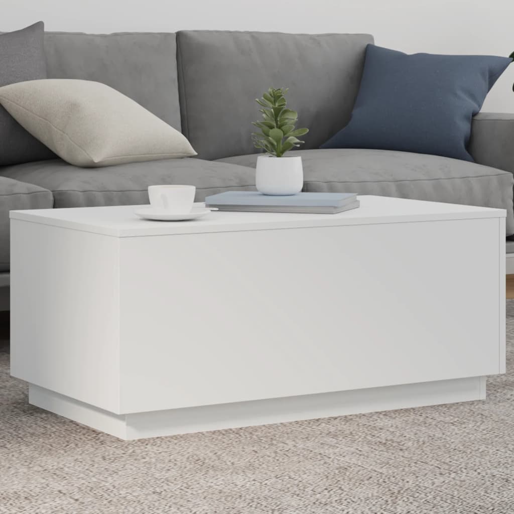 Măsuță De Cafea Cu Lumini Led, , 90X50X40 Cm