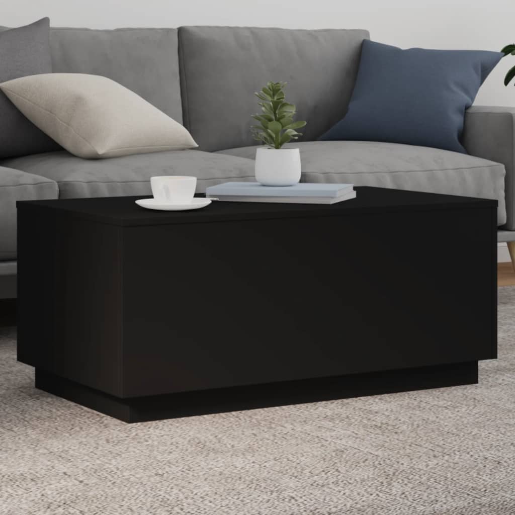 Măsuță De Cafea Cu Lumini Led, , 90X50X40 Cm