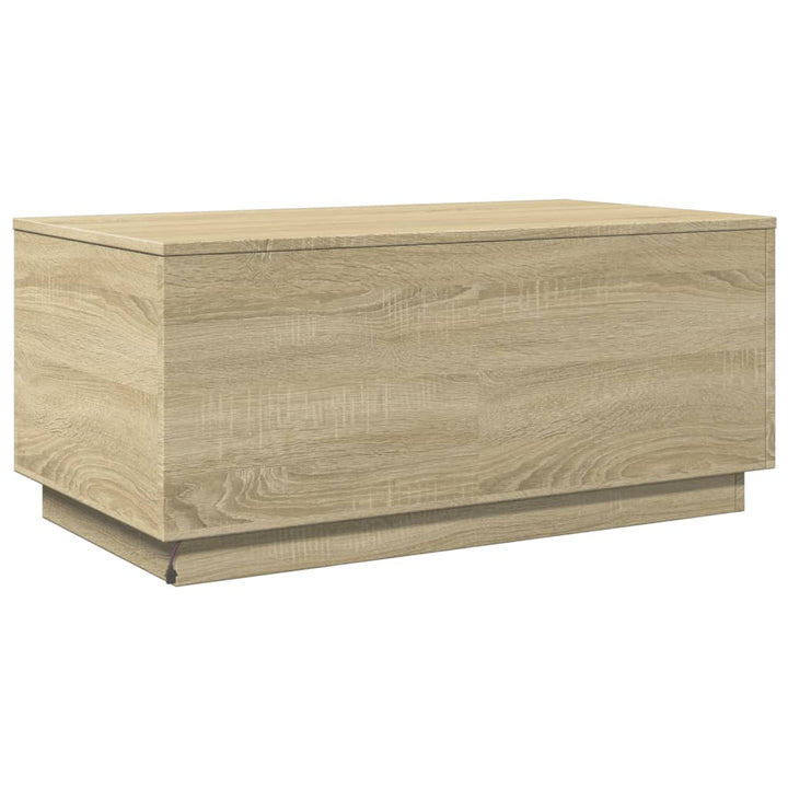 Măsuță De Cafea Cu Lumini Led, , 90X50X40 Cm