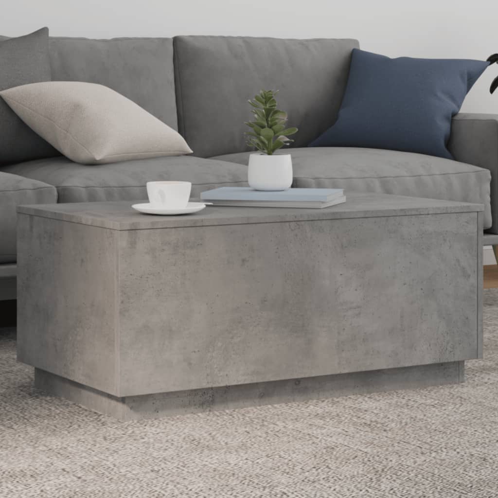 Măsuță De Cafea Cu Lumini Led, , 90X50X40 Cm