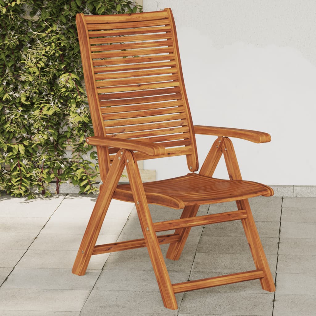 Scaune Grădină Rabatabile 6 Buc. 56X72X107 Cm Lemn Masiv Acacia
