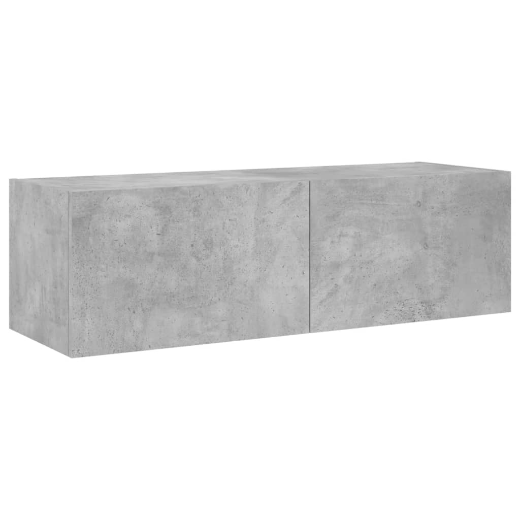 Comode Tv De Perete Cu Lumini Led, 5 Piese,
