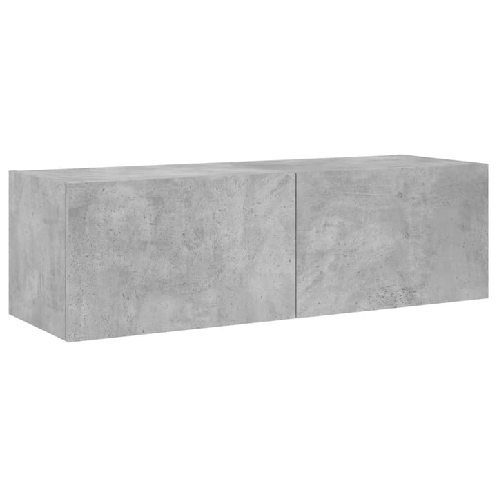 Comode Tv De Perete Cu Lumini Led, 5 Piese,