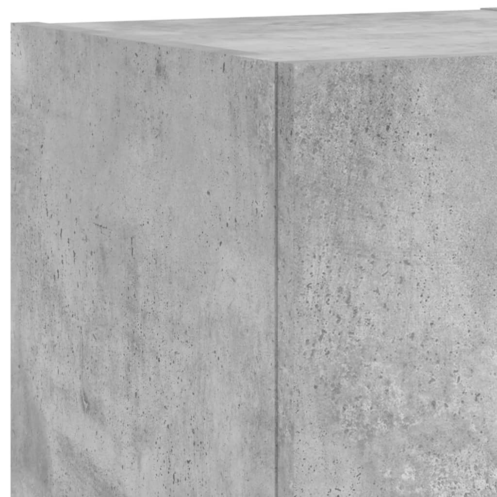 Comode Tv De Perete Cu Lumini Led, 5 Piese,