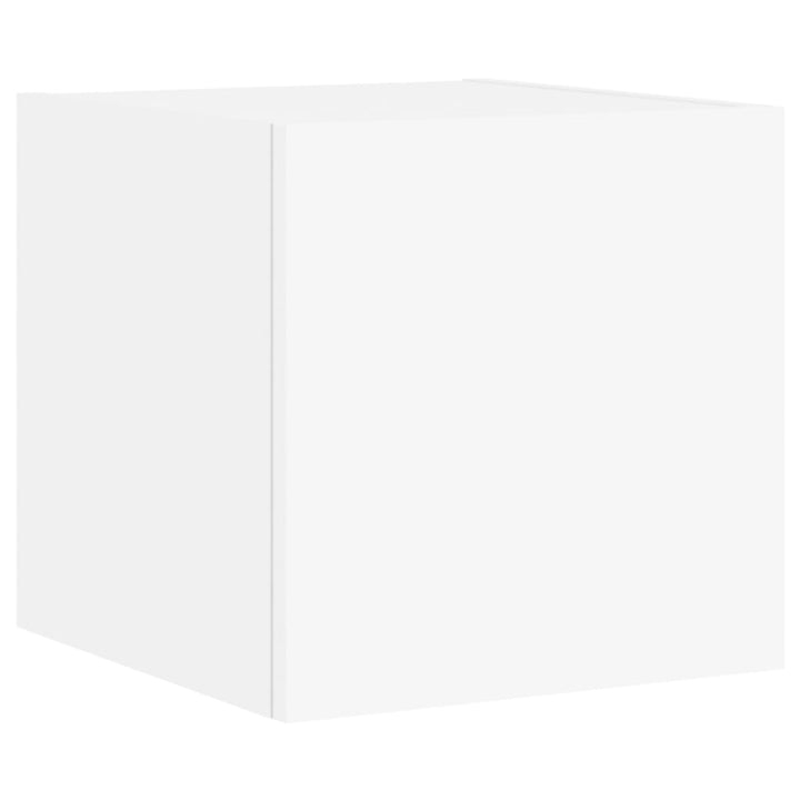 Comode Tv De Perete Cu Lumini Led, 4 Piese,
